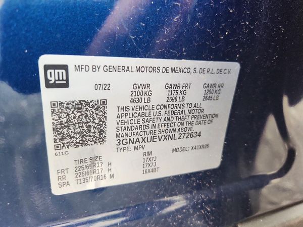 2022 CHEVROLET EQUINOX LT (1LT)