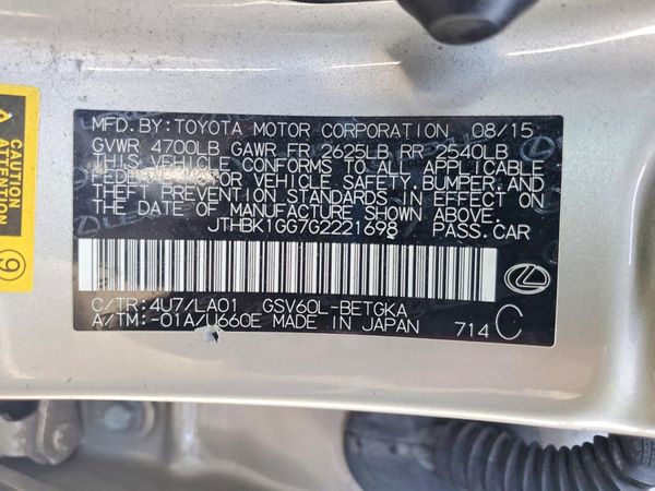 2016 LEXUS ES 350
