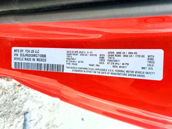 2021 RAM 1500 CLASSIC Tradesman