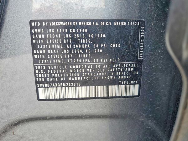 2024 VOLKSWAGEN TIGUAN