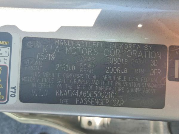 2014 KIA FORTE LX