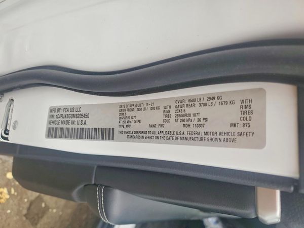 2021 JEEP GRAND CHEROKEE Limited