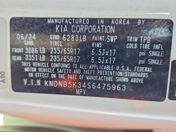 2025 KIA CARNIVAL LX, LXS
