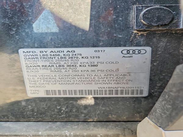 2018 AUDI Q5 quattro Premium Plus