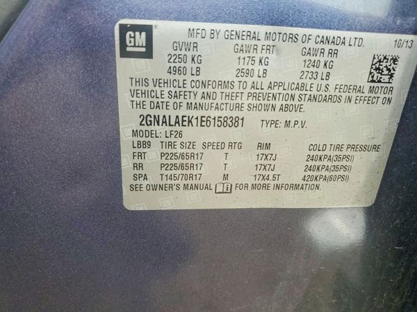 2014 CHEVROLET EQUINOX LS
