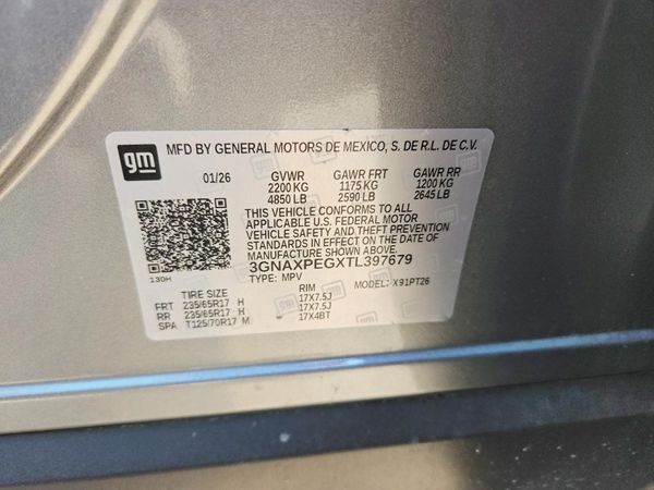 2026 CHEVROLET EQUINOX 2LT