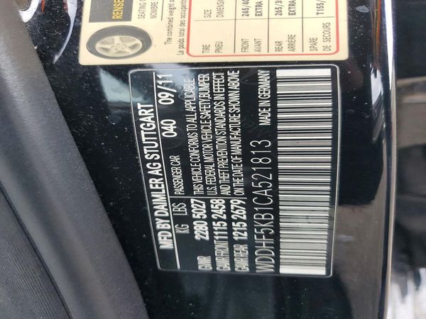 2012 MERCEDES-BENZ E E350