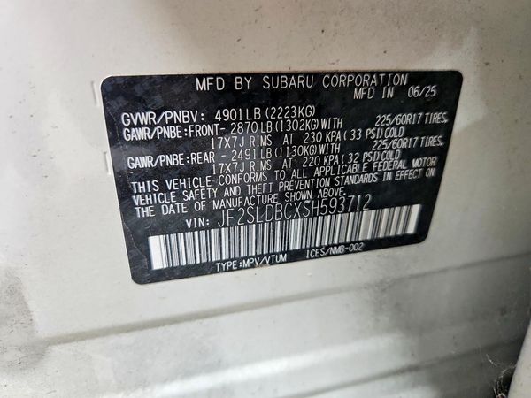 2025 SUBARU FORESTER Premium Base