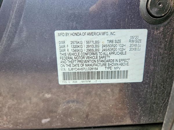 2020 ACURA MDX