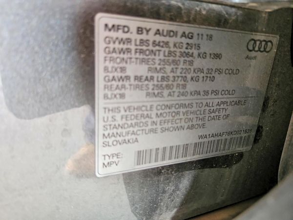 2019 AUDI Q7