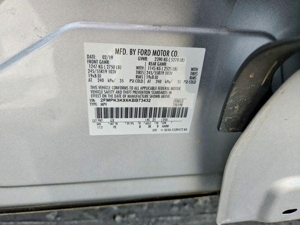 2019 FORD EDGE Titanium