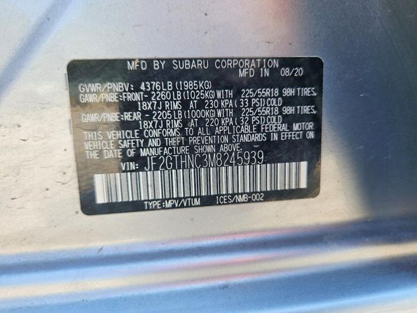 2021 SUBARU CROSSTREK Limited+NAVI+ES+BSD