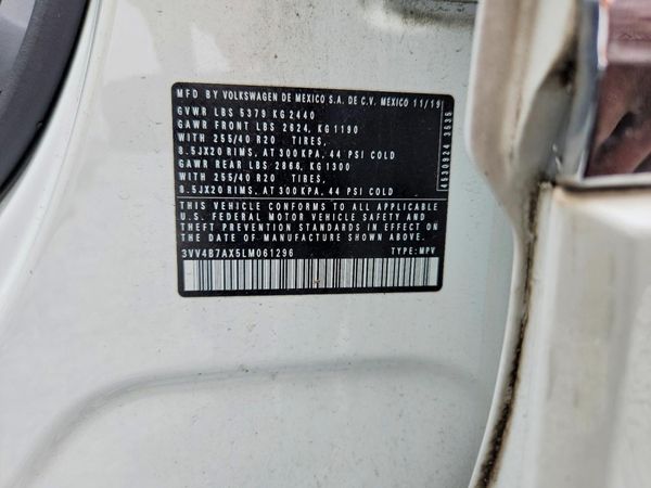2020 VOLKSWAGEN TIGUAN
