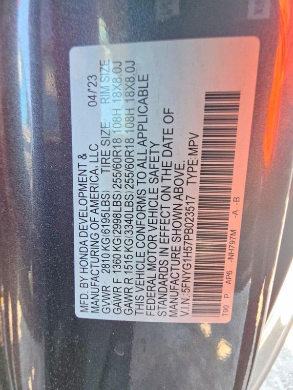 2023 HONDA PILOT EX-L