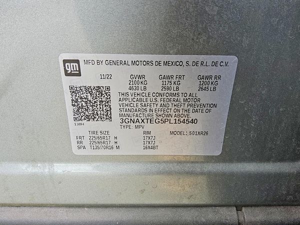 2023 CHEVROLET EQUINOX LT (2FL)