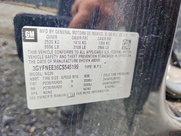 2012 CADILLAC SRX Performance