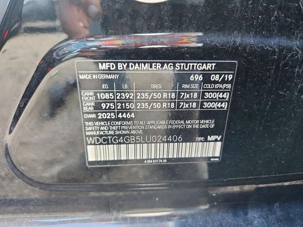 2020 MERCEDES-BENZ GLA GLA250-4M