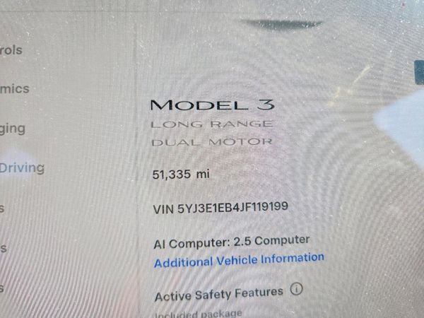 2018 TESLA MODEL 3