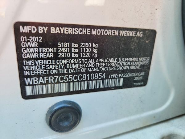 2012 BMW 535