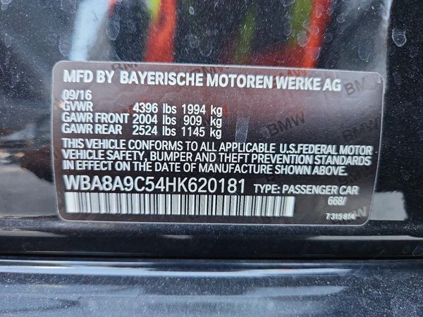 2017 BMW 320