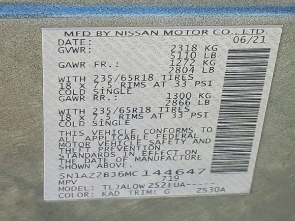 2021 NISSAN MURANO