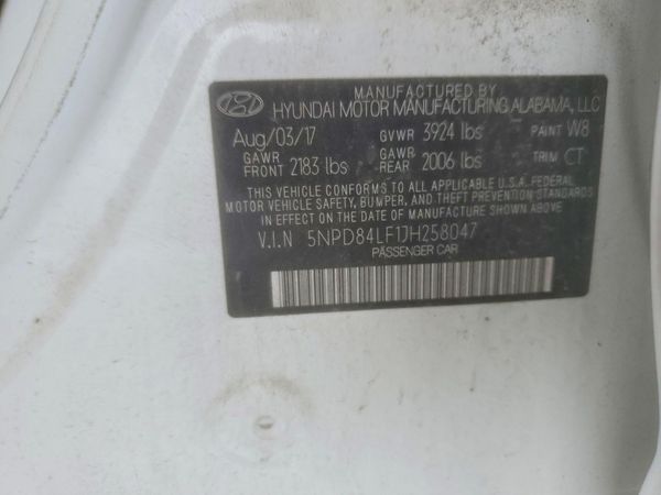 2018 HYUNDAI ELANTRA