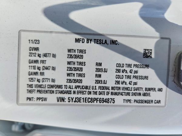 2023 TESLA MODEL 3