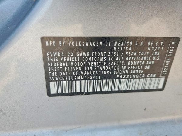 2021 VOLKSWAGEN JETTA S / SE / R-Line