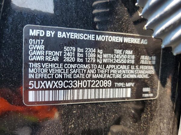 2017 BMW X3 xDrive28i