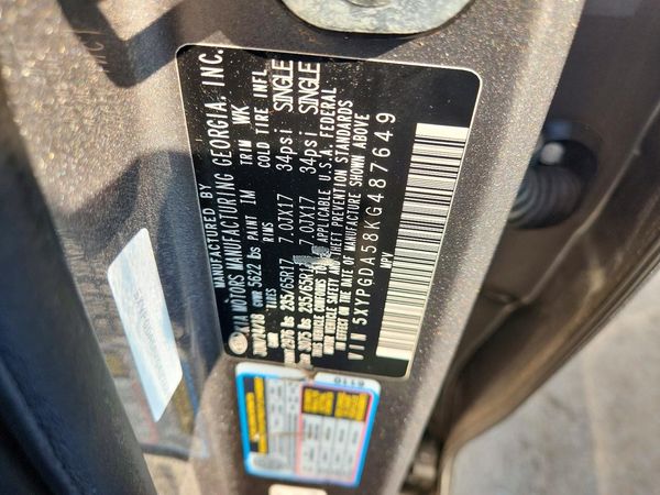 2019 KIA SORENTO L, LX, S