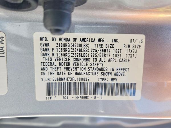 2015 HONDA CRV EX-L