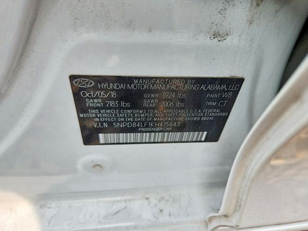 2019 HYUNDAI ELANTRA