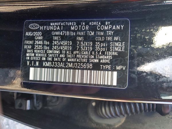 2021 HYUNDAI TUCSON
