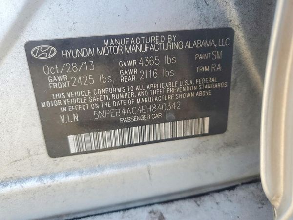2014 HYUNDAI SONATA GLS/ GLS Popular