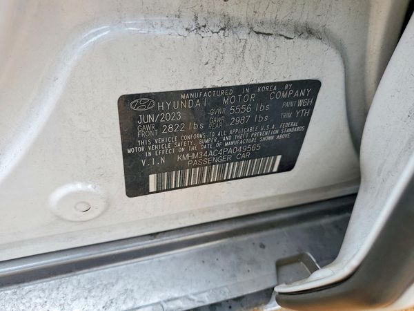 2023 HYUNDAI IONIQ 6 SE SEL — VINS