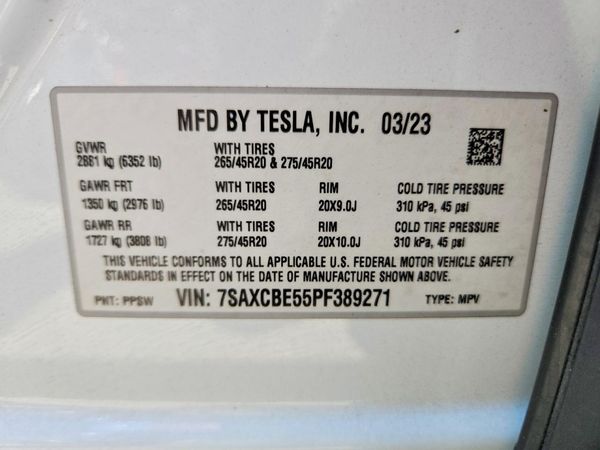 2023 TESLA MODEL X
