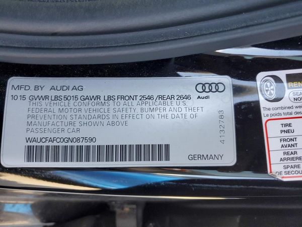 2016 AUDI A6 Premium
