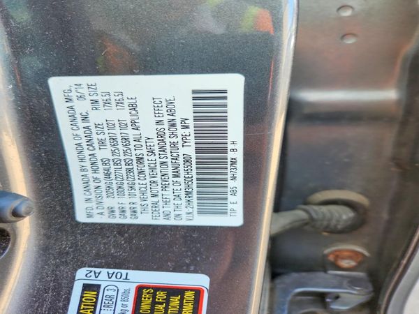 2014 HONDA CRV EX