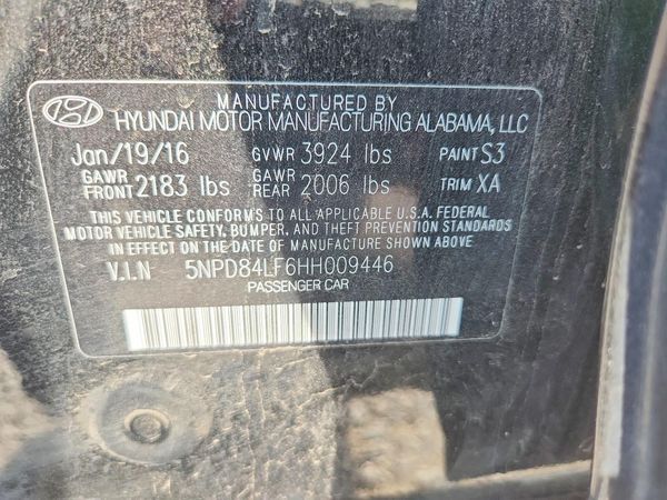 2017 HYUNDAI ELANTRA