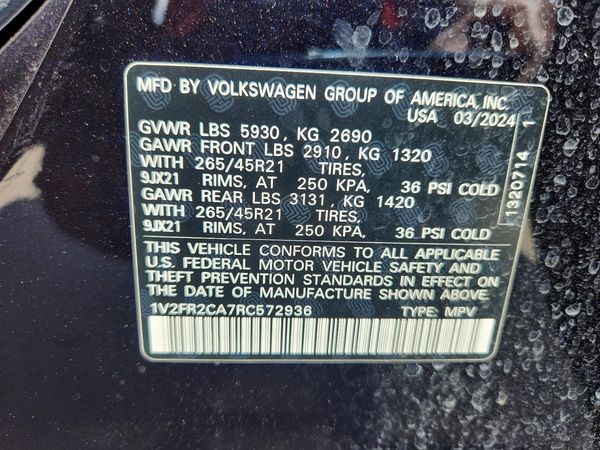 2024 VOLKSWAGEN ATLAS