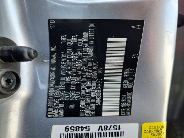 2014 TOYOTA SIENNA