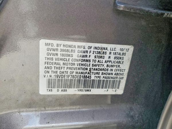 2013 ACURA ILX 20 TECH