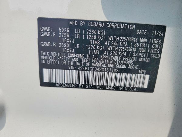 2025 SUBARU OUTBACK