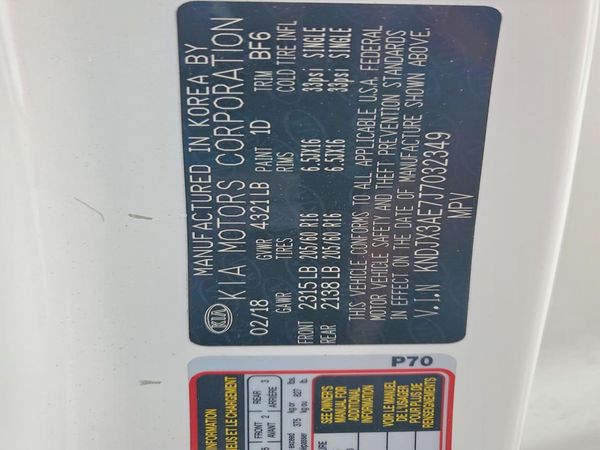 2018 KIA SOUL EV EV+ — VINS