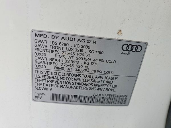 2014 AUDI Q7 Premium Plus