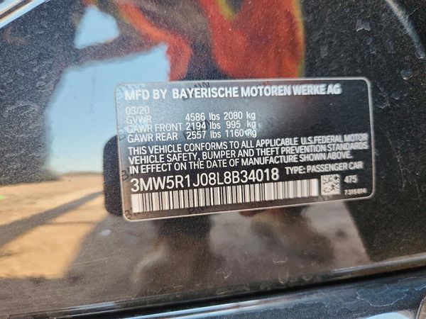 2020 BMW 330I NA