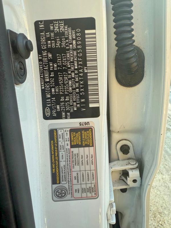 2015 KIA SORENTO