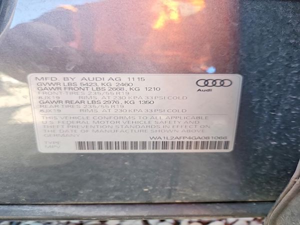2016 AUDI Q5