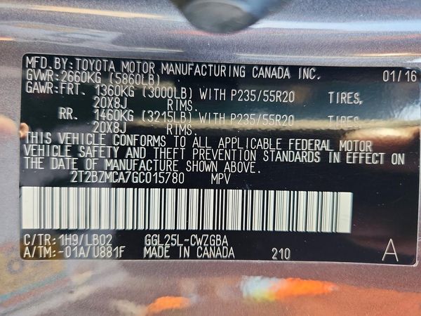 2016 LEXUS RX 350