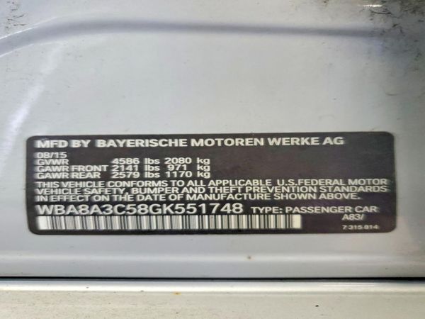 2016 BMW 320 xDrive